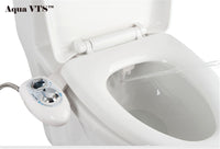 Bidet Seat Attachment with self Cleaning Dual Nozzle